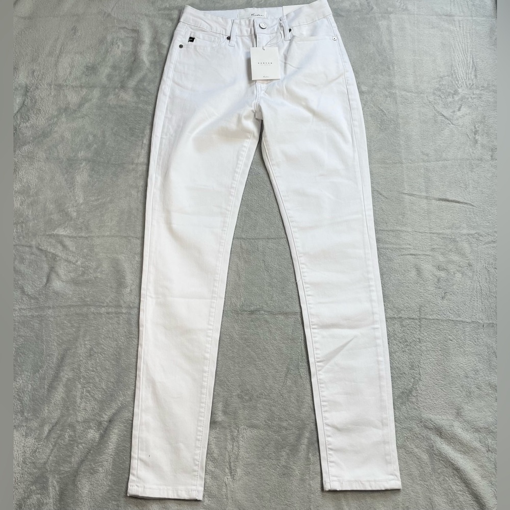 Kancan Jeans 9 / 28 NWT High Rise Super Skinny Alabaster White